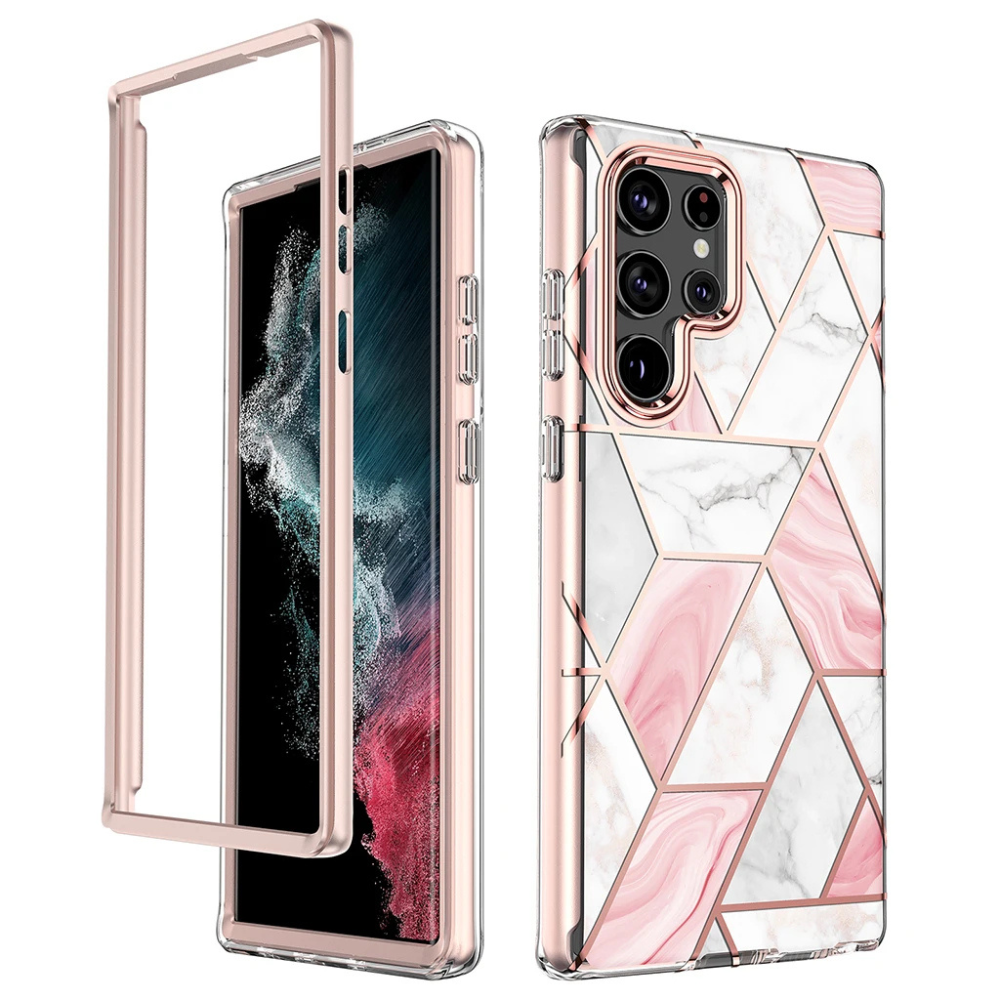 Fleo Plated Silicone Shockproof Galaxy Case