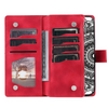Egenus Magnetic Leather Wallet Case With Straps For Galaxy A Series