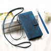 Educo Magnetic Leather Wallet Case With Straps For Galaxy S Series