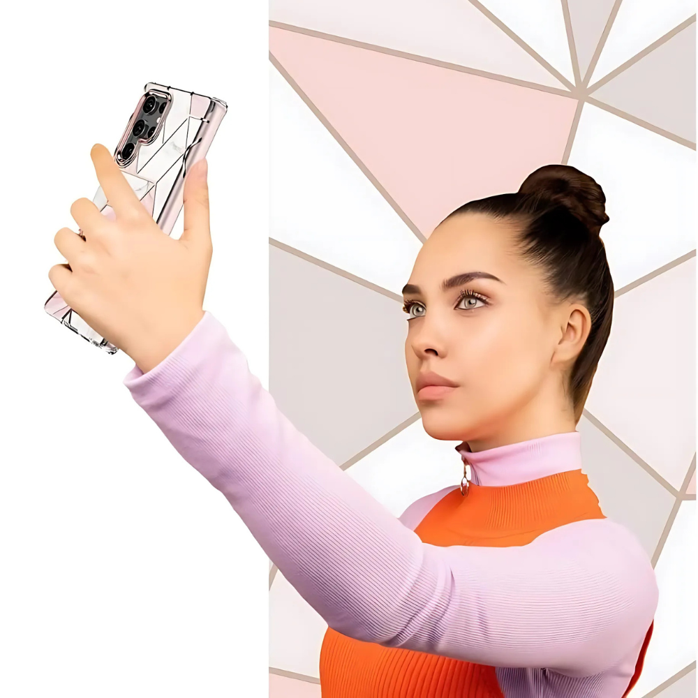 Fleo Plated Silicone Shockproof Galaxy Case