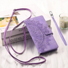 Educo Magnetic Leather Wallet Case With Straps For Galaxy S Series