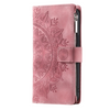 Caelina Magnetic Leather Wallet iPhone Case With Straps
