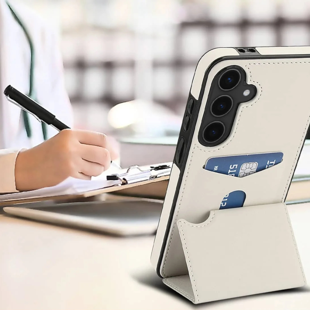 Filia Magnetic Flip Leather Case For Galaxy S Series