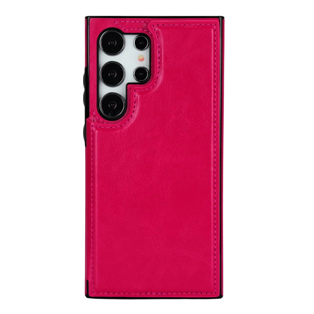 Cedo Leather Flip Wallet Galaxy Case