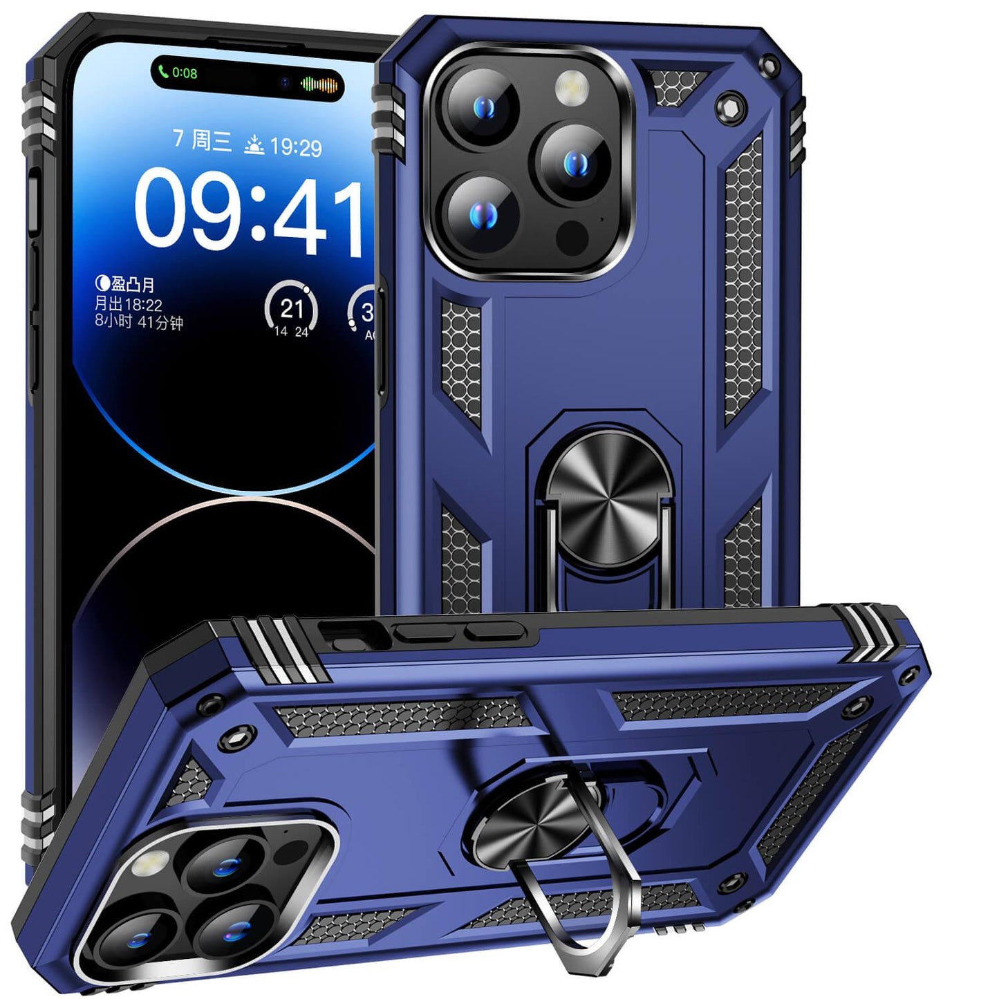 NATO Military Grade Case With Kickstand For iPhone 15 Series - Astra Cases IE