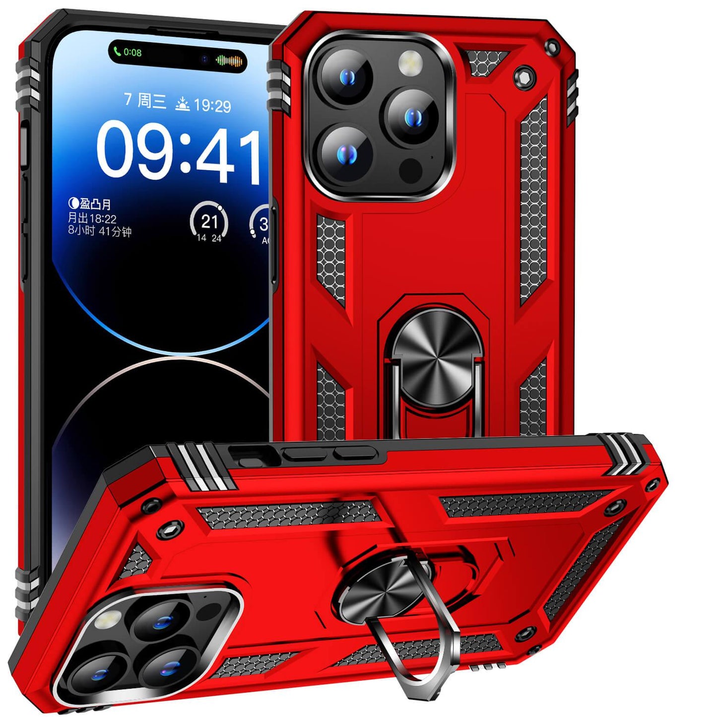 NATO Military Grade Case With Kickstand For iPhone 15 Series - Astra Cases IE