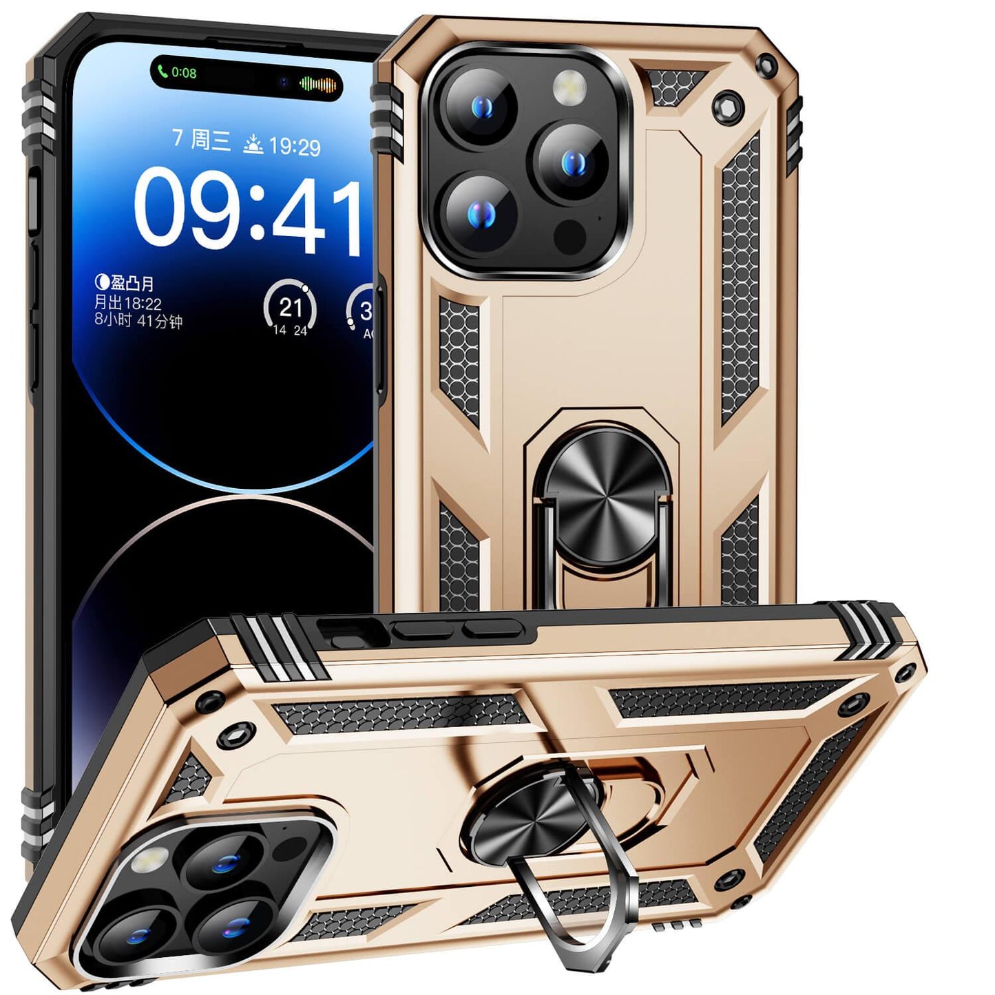 NATO Military Grade Case With Kickstand For iPhone 15 Series - Astra Cases IE