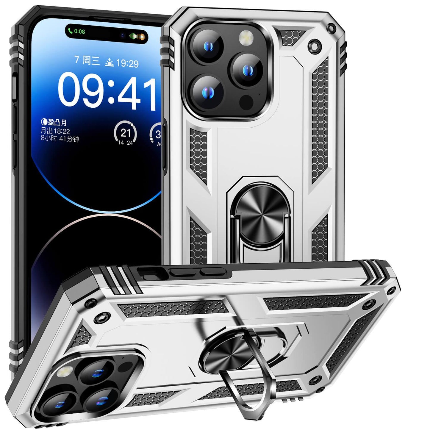 NATO Military Grade Case With Kickstand For iPhone 15 Series - Astra Cases IE