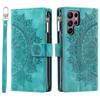 Educo Magnetic Leather Wallet Case With Straps For Galaxy S Series