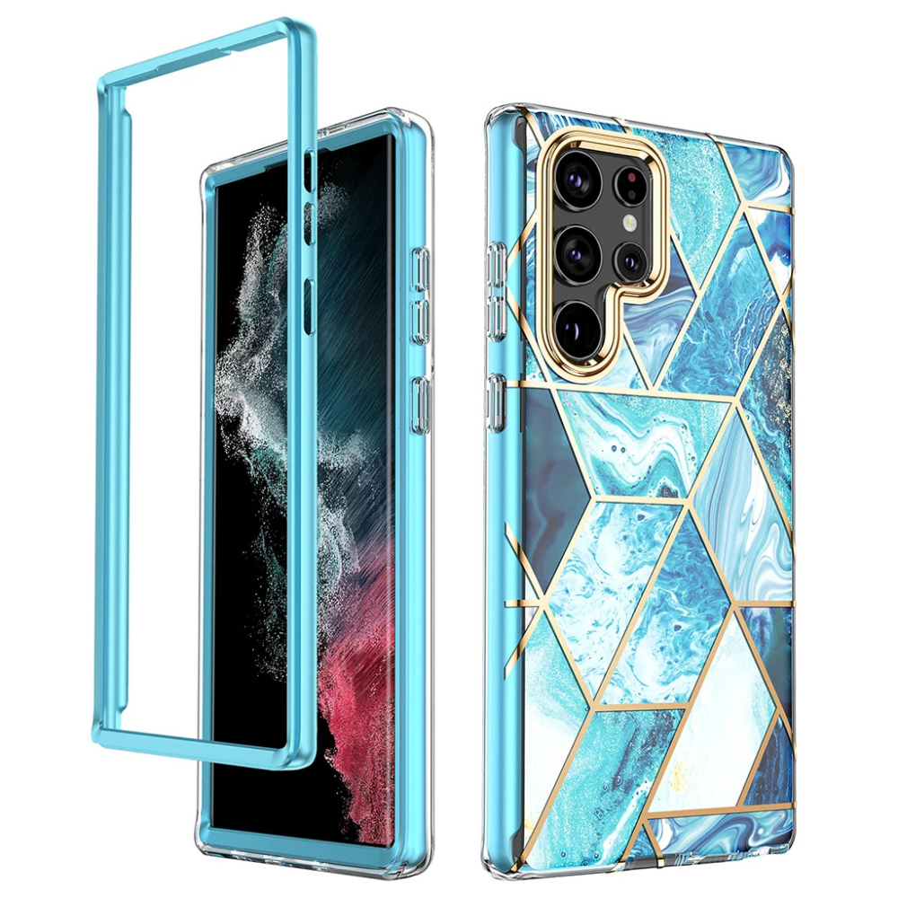 Fleo Plated Silicone Shockproof Galaxy Case