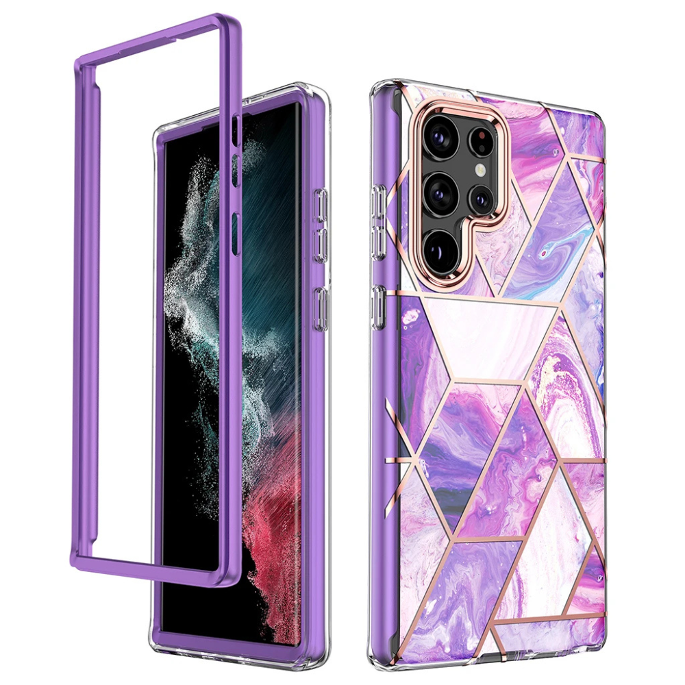 Fleo Plated Silicone Shockproof Galaxy Case