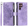 Educo Magnetic Leather Wallet Case With Straps For Galaxy S Series