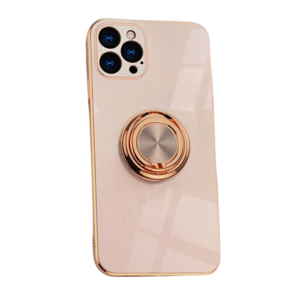 Aere Luxury Plated iPhone Case With Ring