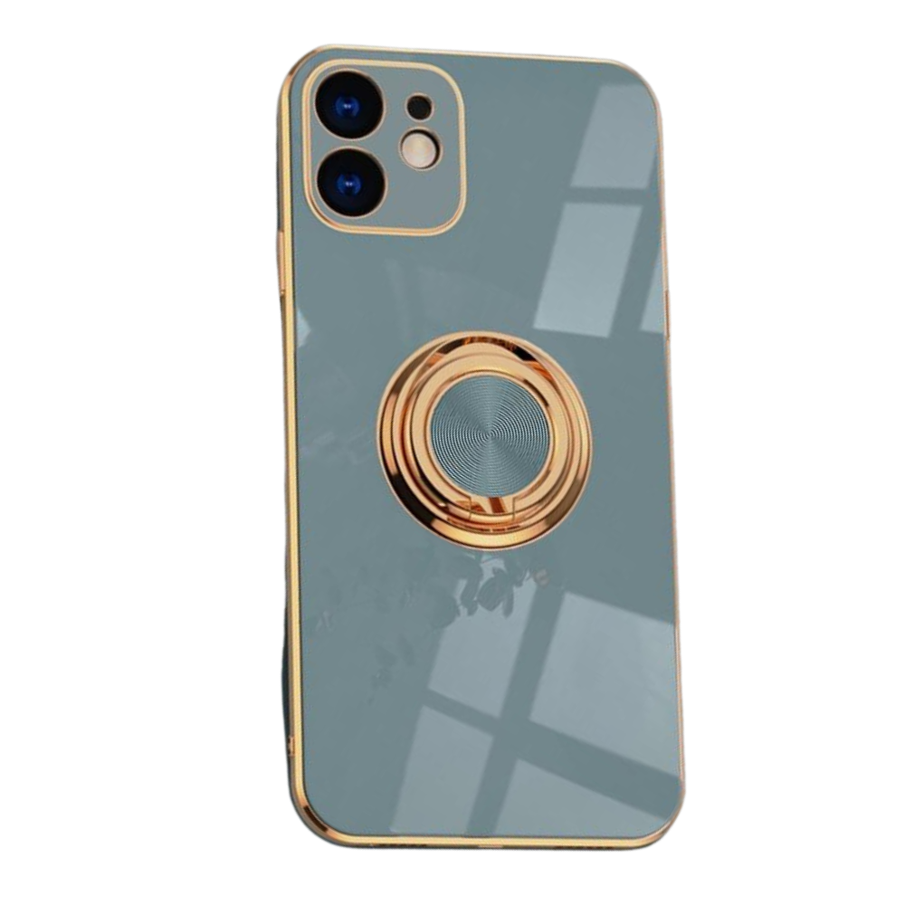 Aere Luxury Plated iPhone Case With Ring