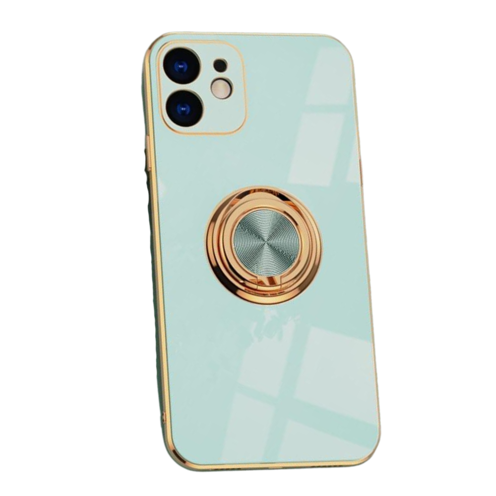 Aere Luxury Plated iPhone Case With Ring