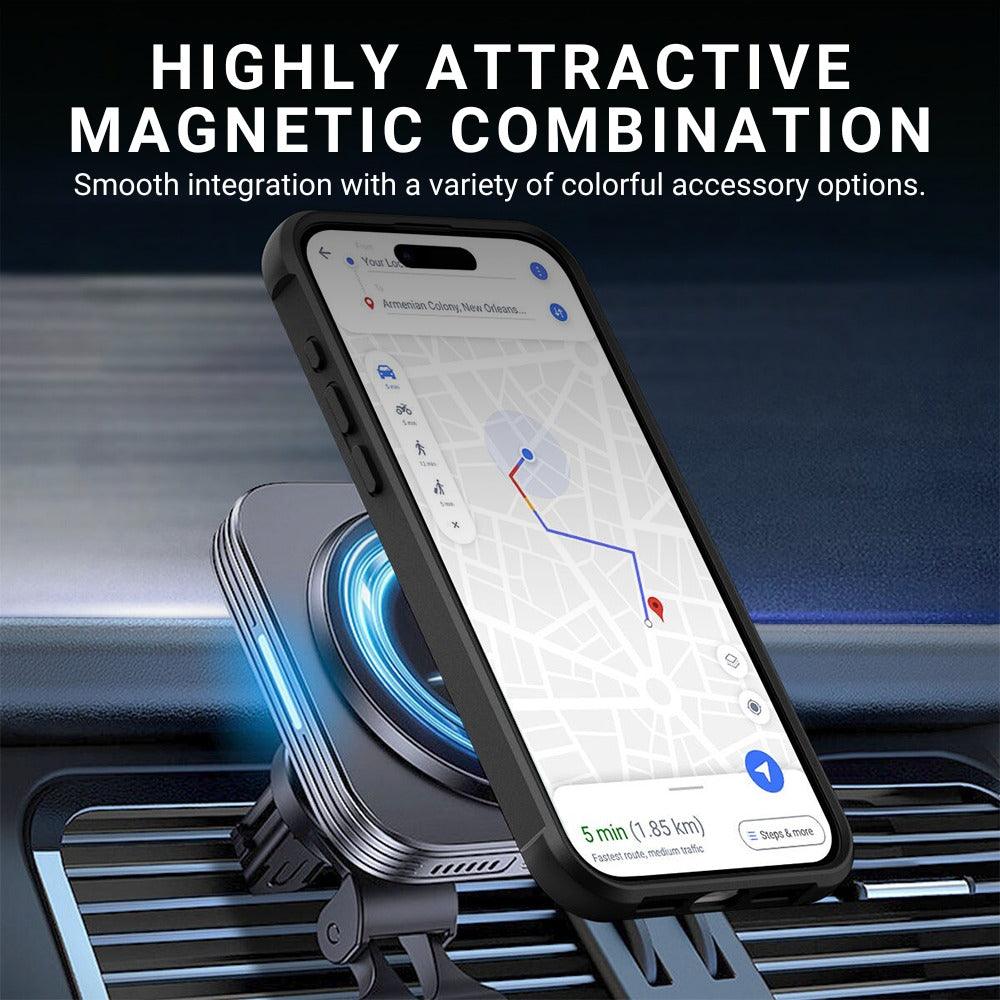 Creo Shockproof iPhone Case With 360° Rotatable Magnetic Ring - Astra Cases IE