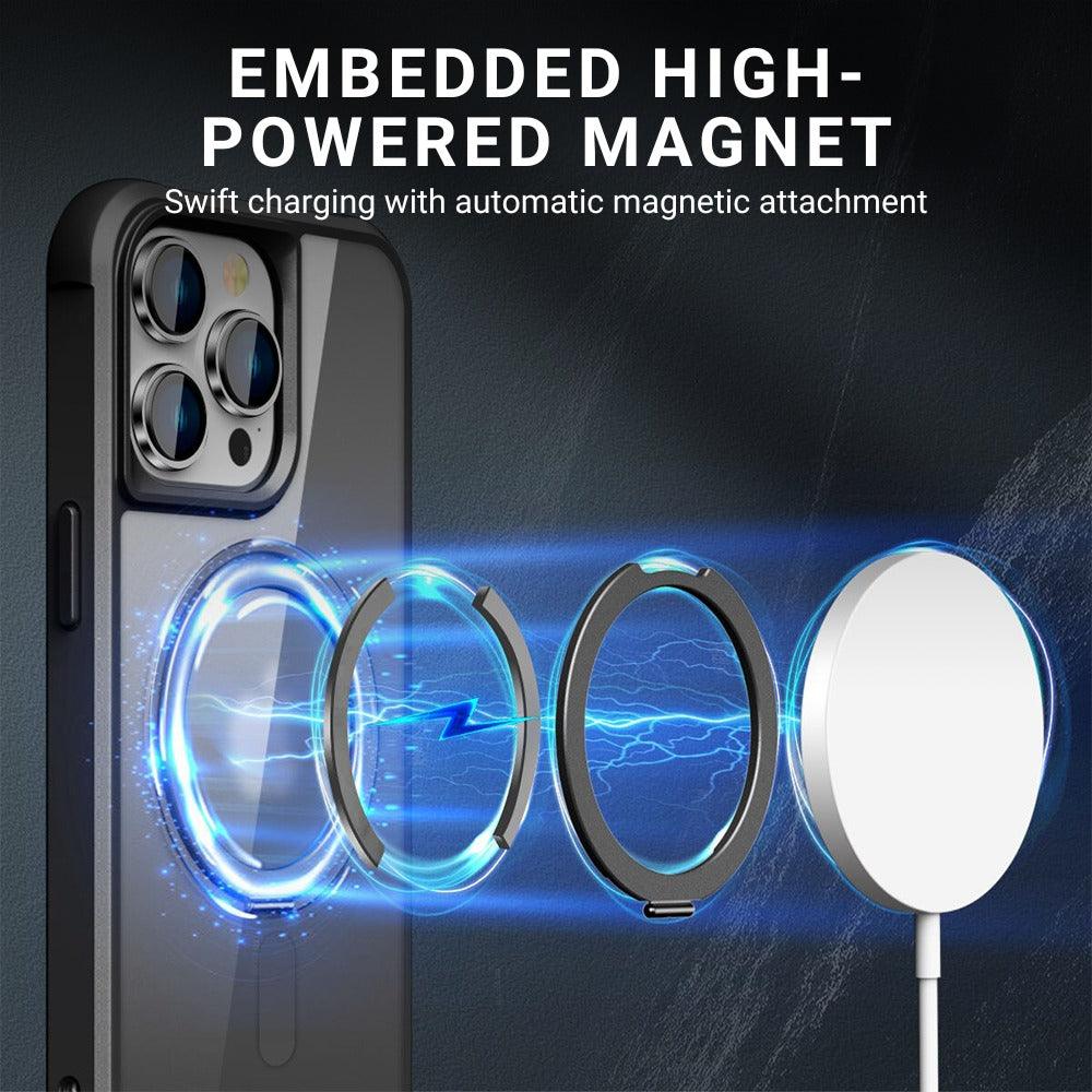 Creo Shockproof iPhone Case With 360° Rotatable Magnetic Ring - Astra Cases IE