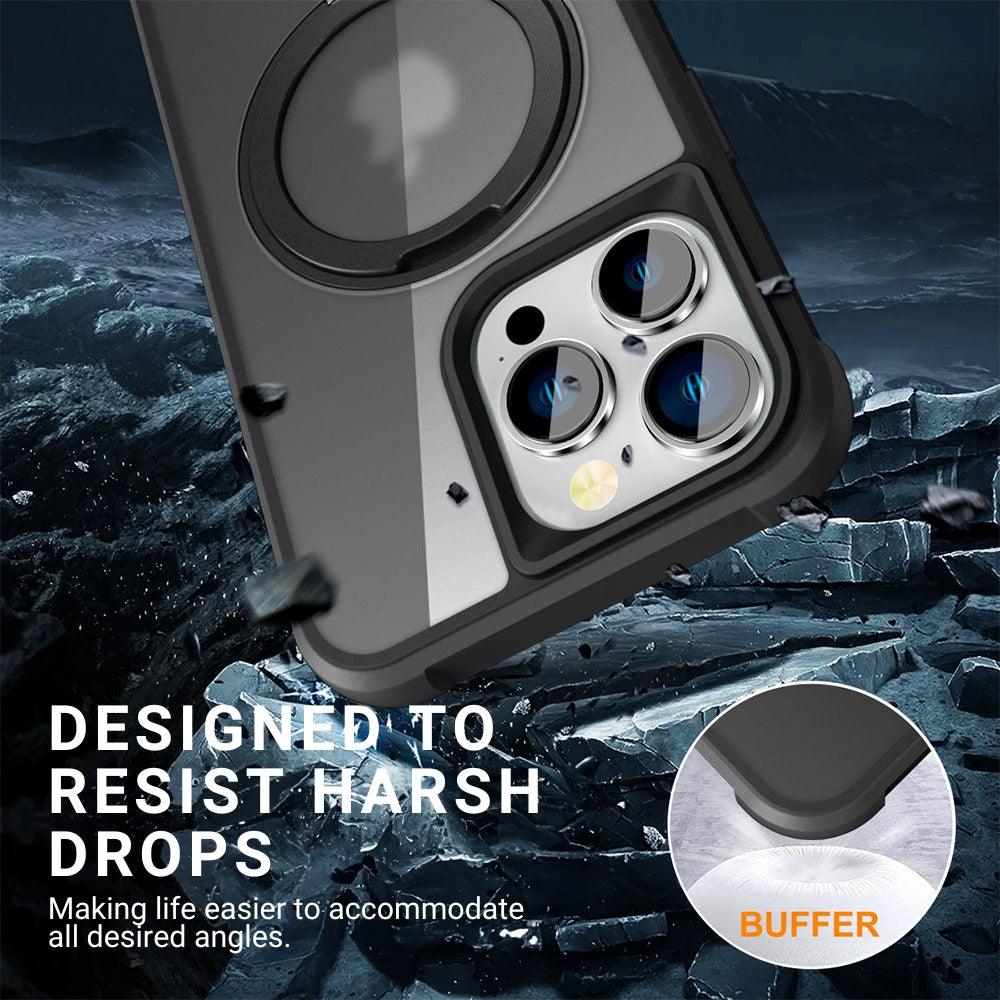 Creo Shockproof iPhone Case With 360° Rotatable Magnetic Ring - Astra Cases IE