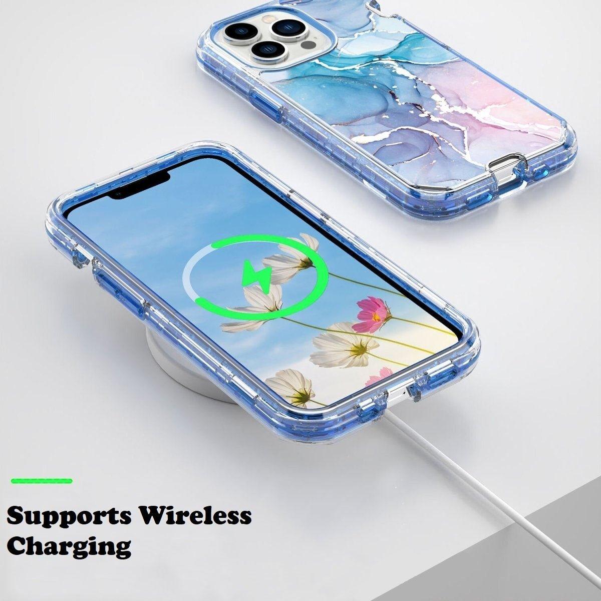 Castra Marble Pattern Soft Silicone iPhone Case - Astra Cases