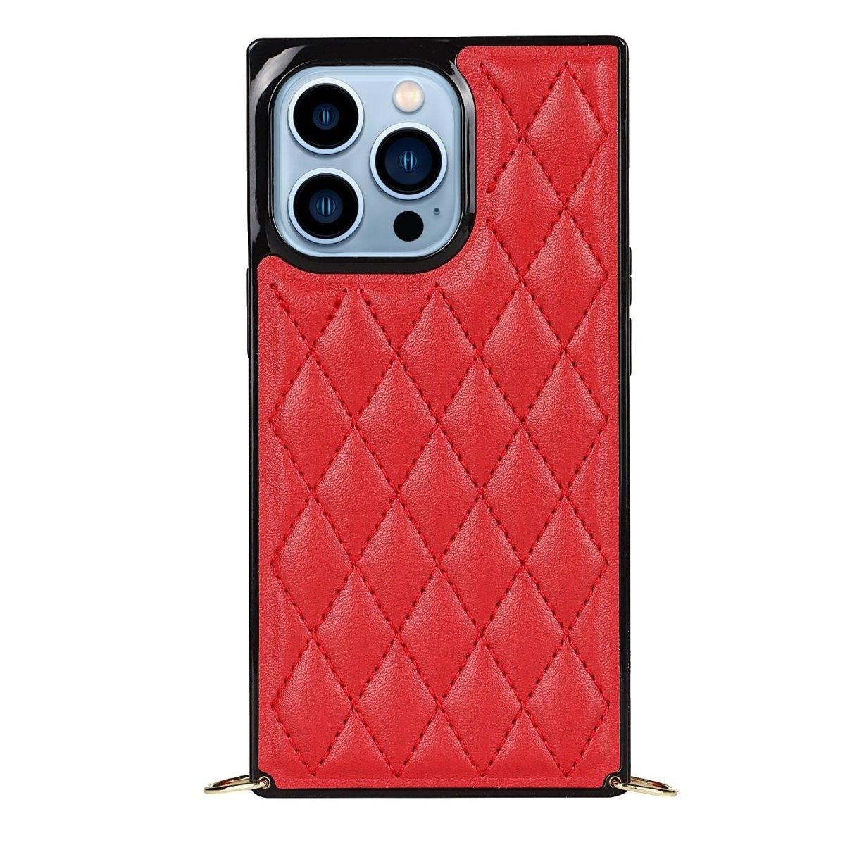 Fere Luxury Leather iPhone Case with Crossbody Lanyard - Astra Cases
