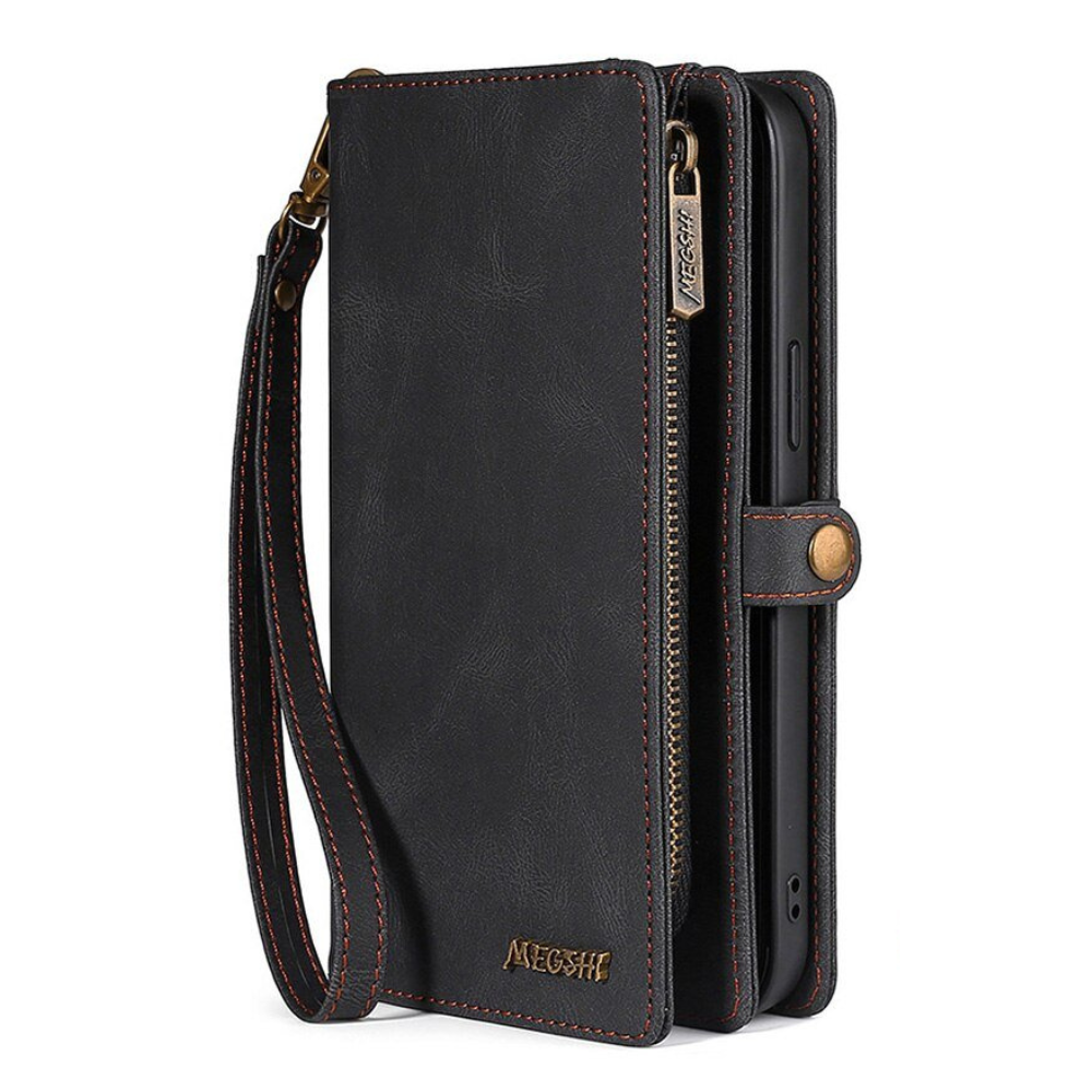 Eboris Leather Wallet Case For Google Pixel