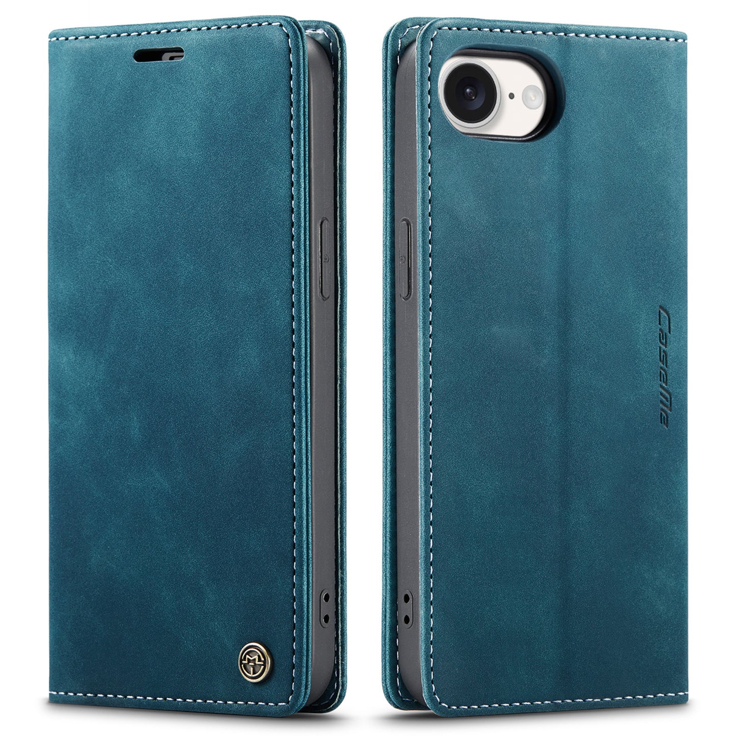 London Leather Wallet iPhone Case For iPhone 13-16 Series