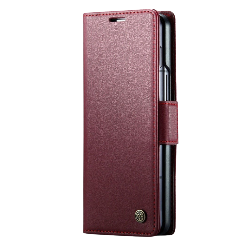 Concero Premium Leather Wallet Case for Galaxy Z Fold 5 With Card Slot