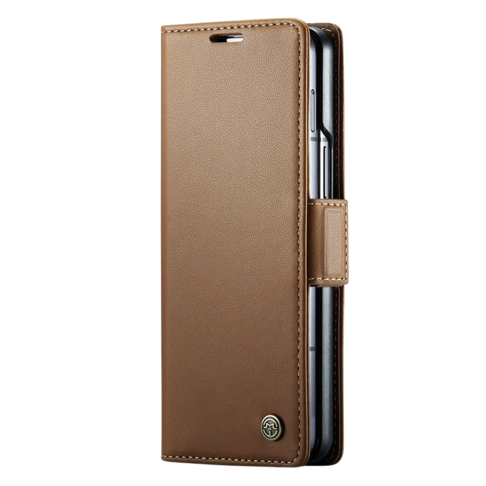 Concero Premium Leather Wallet Case for Galaxy Z Fold 5 With Card Slot