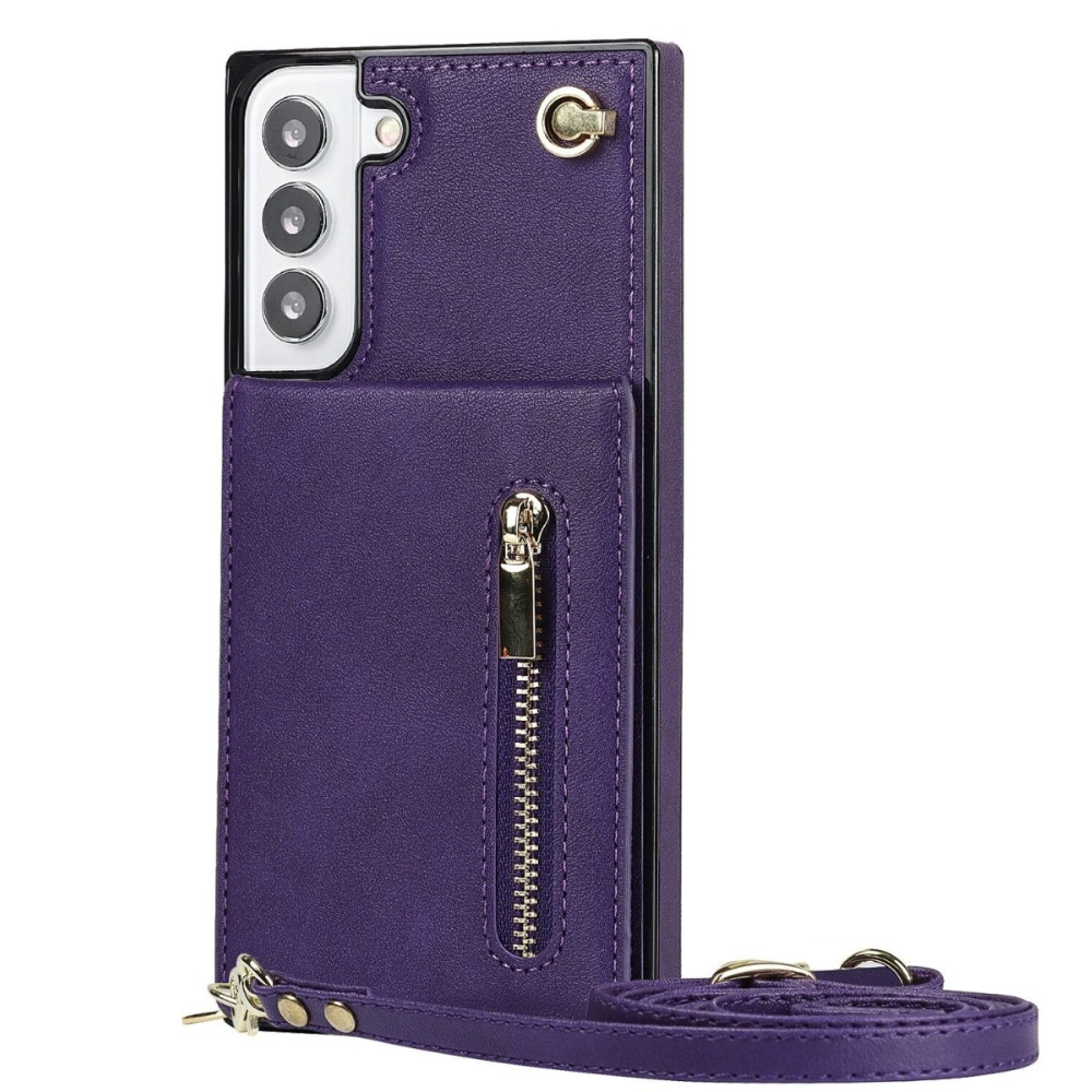 Mitis Crossbody Galaxy Leather Case With Stand