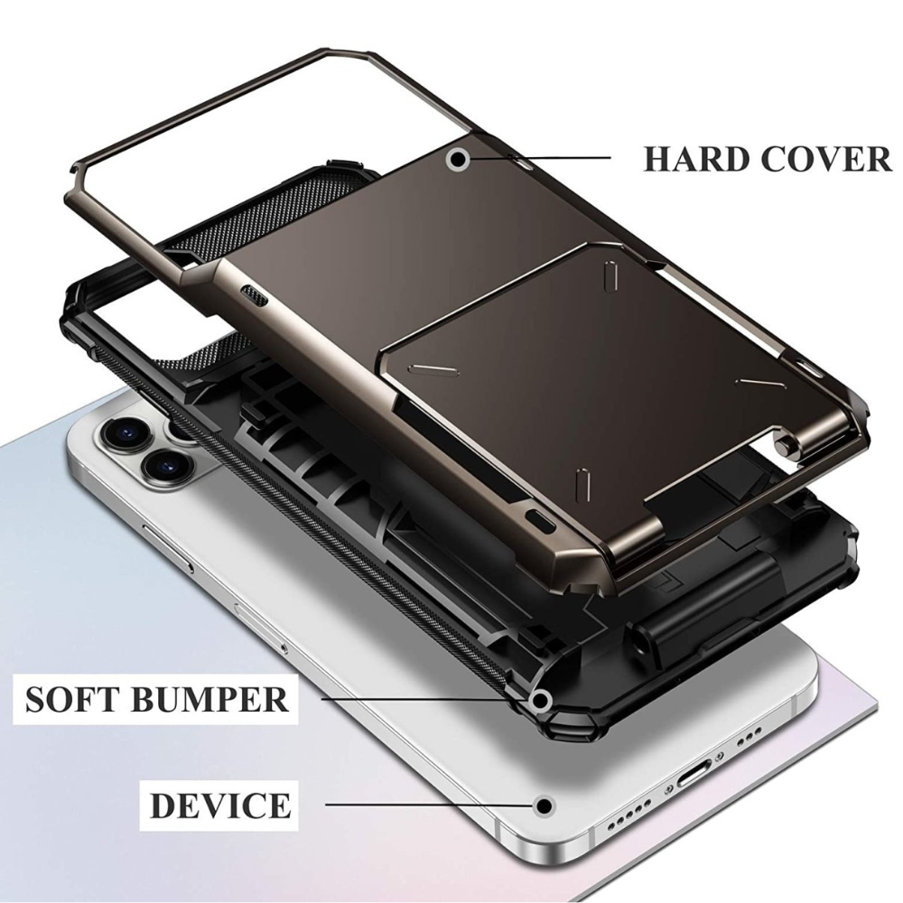 Orbit Shockproof iPhone Wallet Case For 6, 7 & 8 Series - Astra Cases