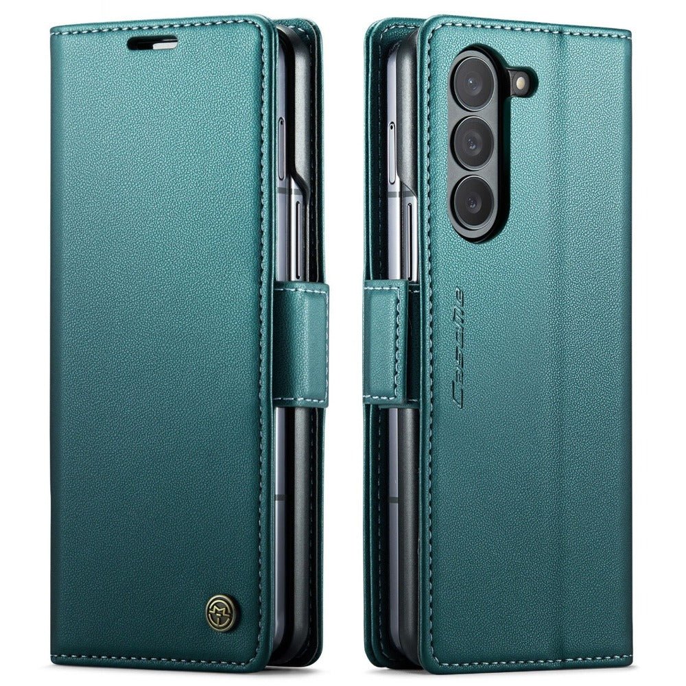 Concero Premium Leather Wallet Case for Galaxy Z Fold 5 With Card Slot