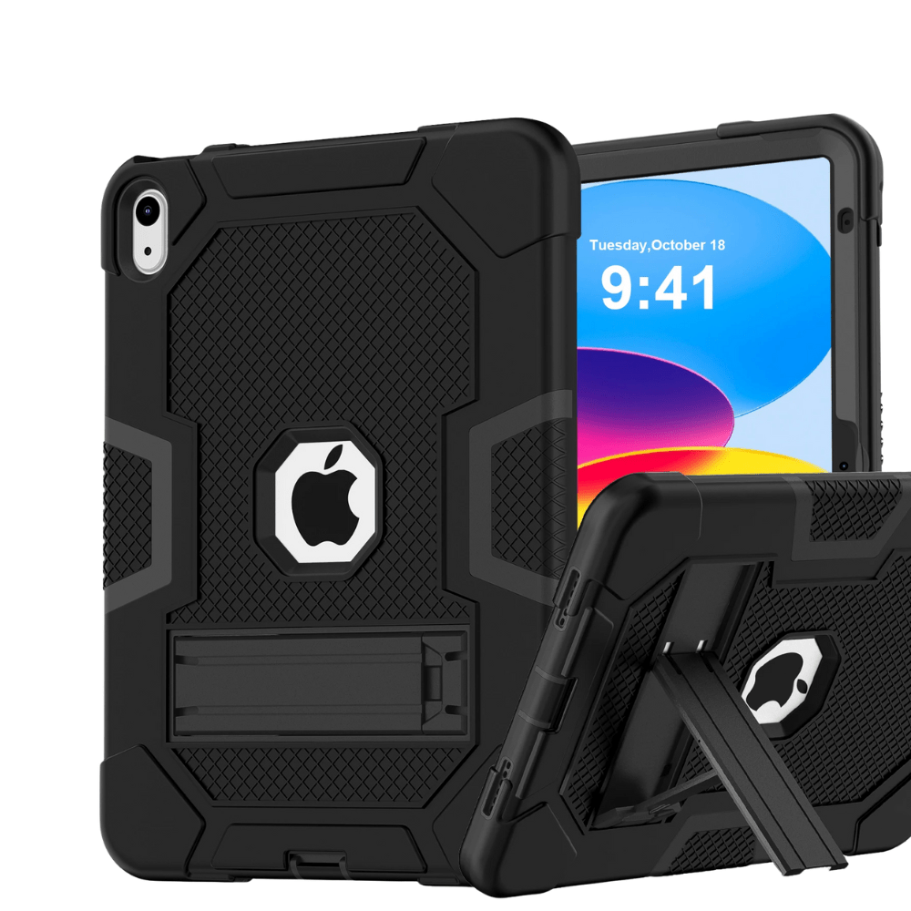 Inflexio Heavy Duty Rugged iPad Case With Built-in Kickstand