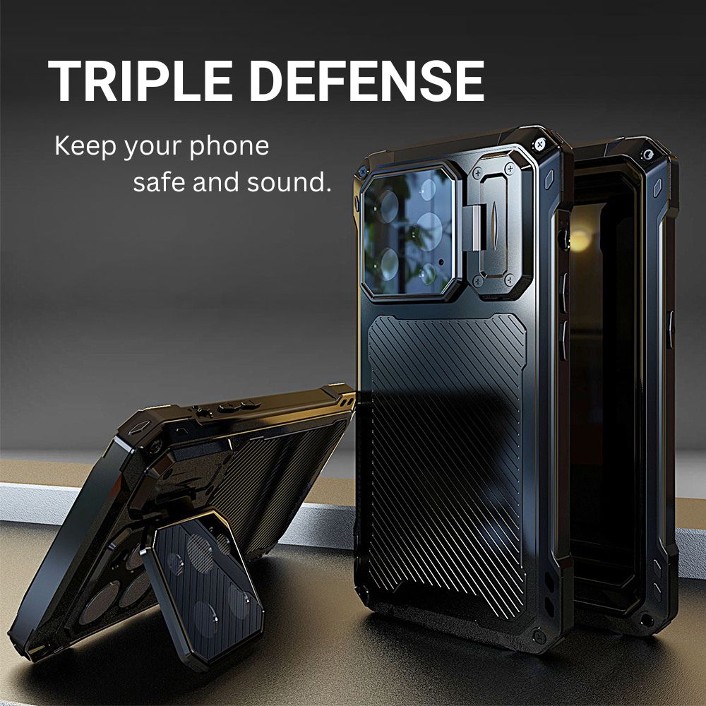 Mercis Military-Grade Case For iPhone 14 With Built-in Camera Lens Protector