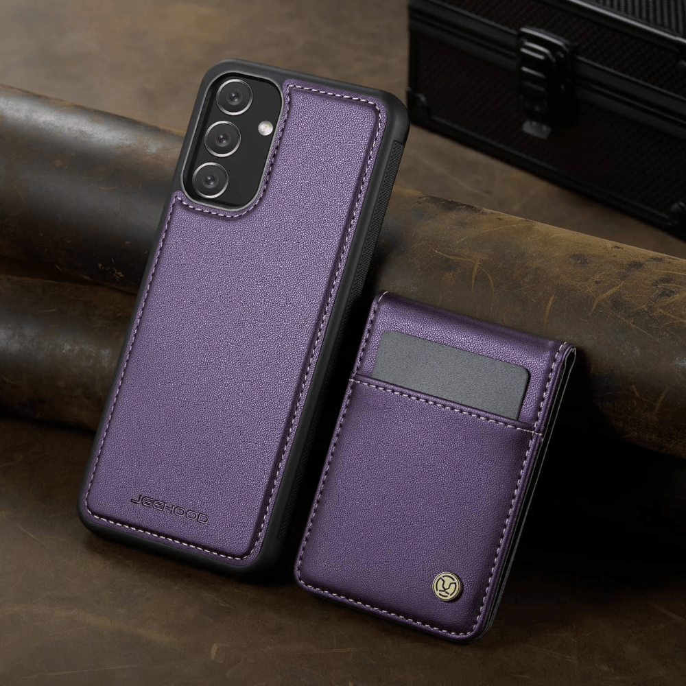 Pario Magnetic Leather Wallet Case For Galaxy A Series With Detachable Card Holder - Astra Cases