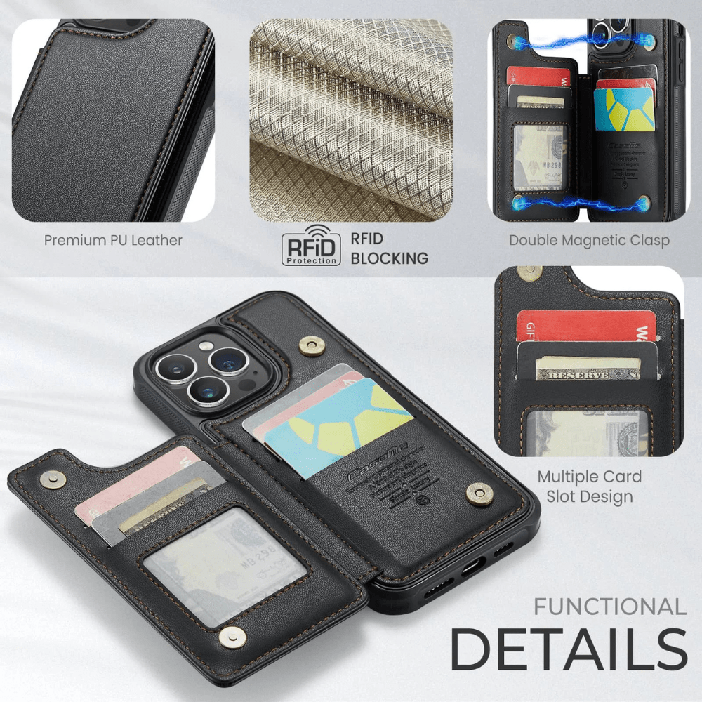 Redeo RFID Blocking Wallet iPhone Case - Astra Cases