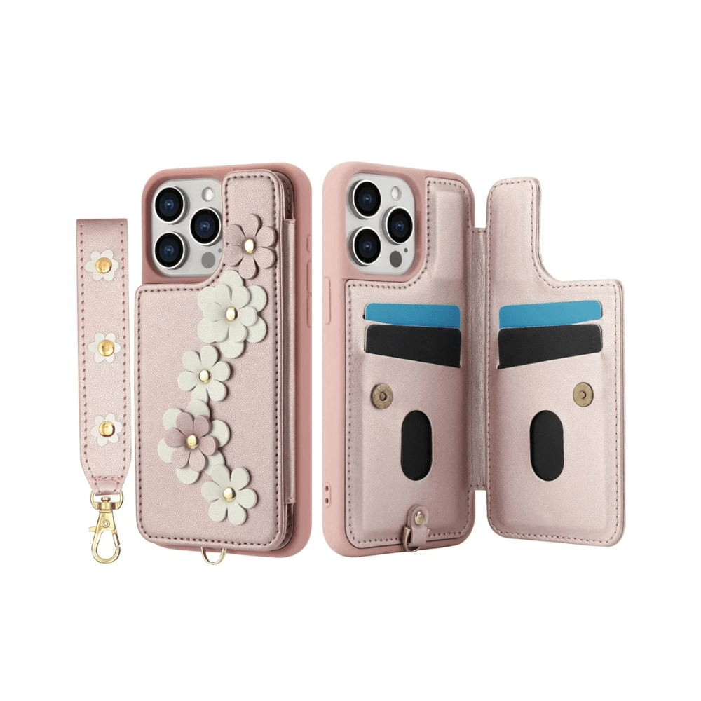 Verto Floral Design Detachable Wallet iPhone Case - Astra Cases