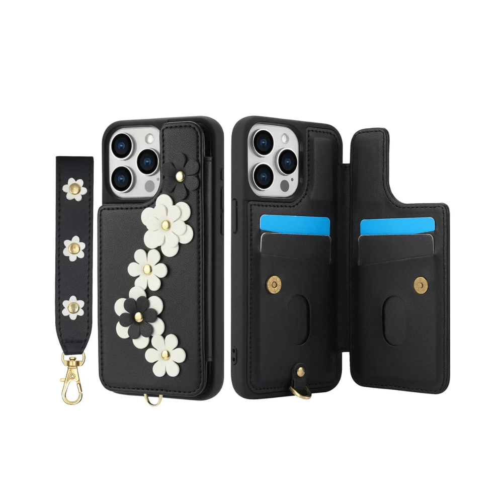 Verto Floral Design Detachable Wallet iPhone Case - Astra Cases