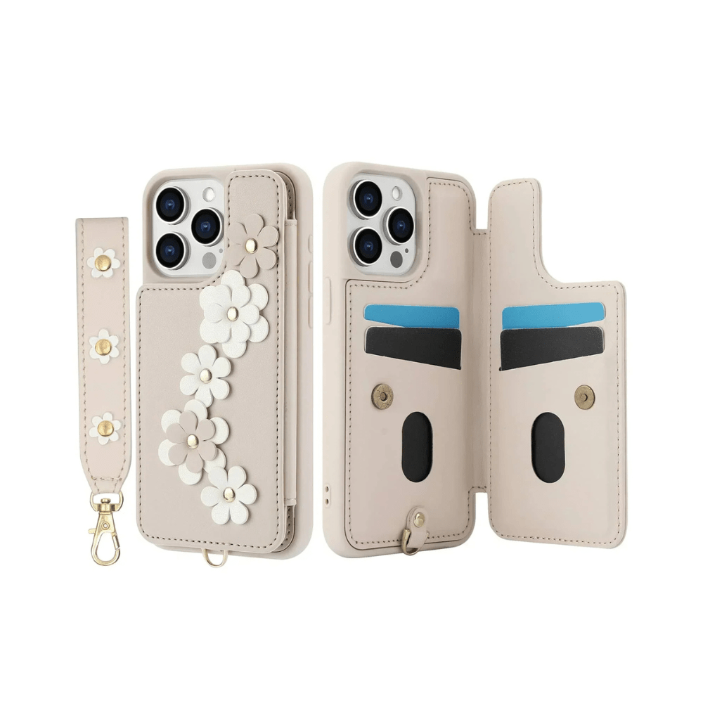 Verto Floral Design Detachable Wallet iPhone Case - Astra Cases