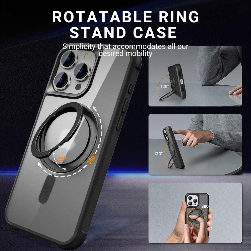 Creo Shockproof iPhone Case With 360° Rotatable Magnetic Ring - Astra Cases IE