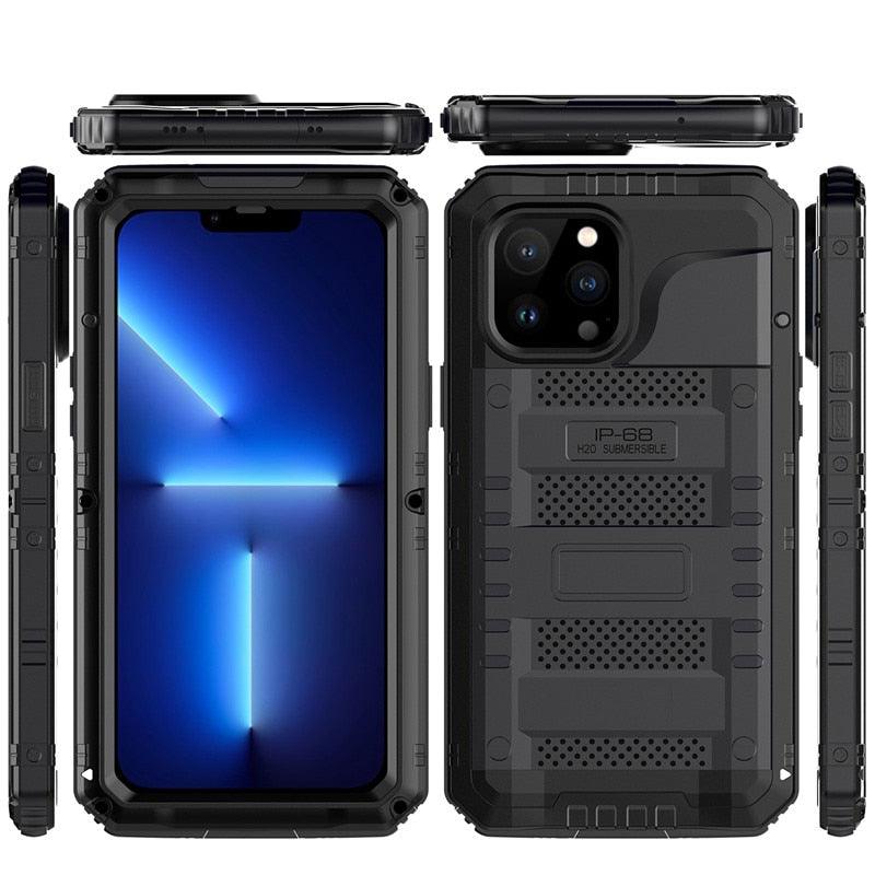 IP68 Real Waterproof Armor Phone Case for iPhone 13 12 11 Pro Max XR X XS Max 6 6S 7 8 Plus Swim Diving Outdoor Sports Cover - Astra Cases IE