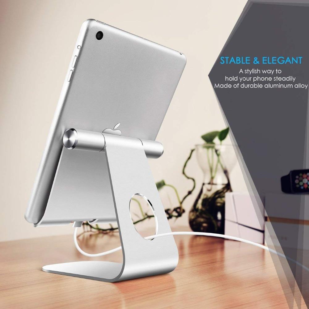 Adjustable Aluminum iPad Stand - Astra Cases