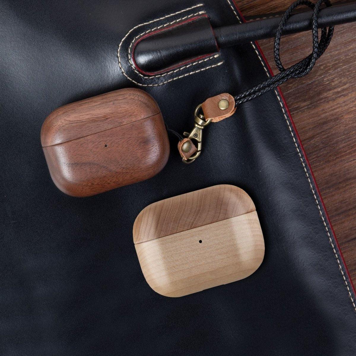 Destino Wooden Wireless Charging AirPods Case - Astra Cases