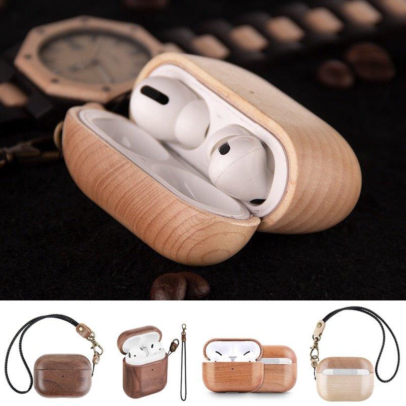 Destino Wooden Wireless Charging AirPods Case - Astra Cases