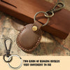 Emi Vintage Leather AirTag Keychain Case - Astra Cases IE