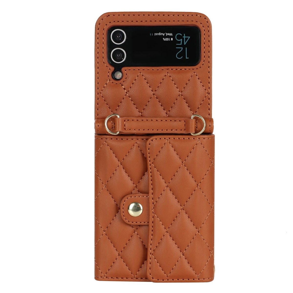 Maris Leather Wallet Case for Samsung Galaxy Z Flip With Long Lanyard - Astra Cases