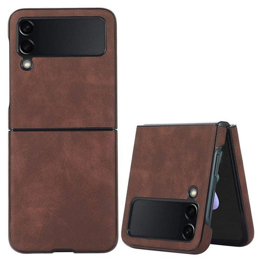 Mellis Slim Fit Leather Galaxy Z Flip 3 Case With Wallet Card Slots - Astra Cases